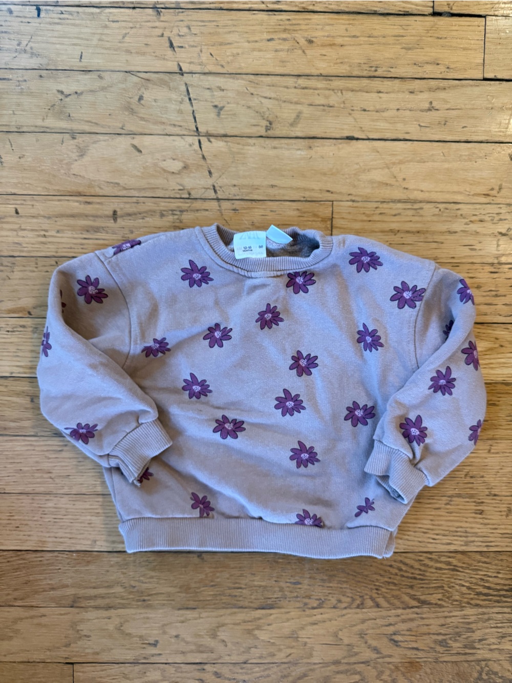 Zara Lavender Floral Girls' Skirted Shorts